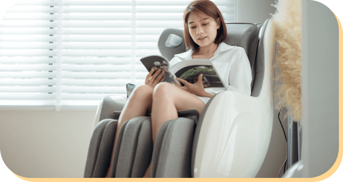 マッサージチェア完備